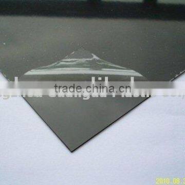 Black glossy PVC sheet