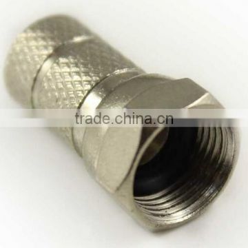 RG6 zinc material F connector