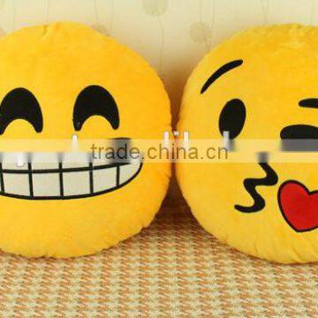 custom whatsapp emoji pillow/Hot sale emoticon plush emoji pillow, custom plush emoji pillows, plush whatsapp emoji pillows