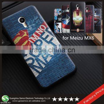 Samco Hot Sell Custom Design Mobile Case for Meizu MX6 Custom Telephone Cover Case