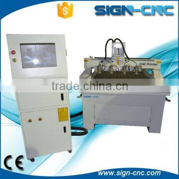 SIGN-1325 multi-heads 3d cnc router for wood