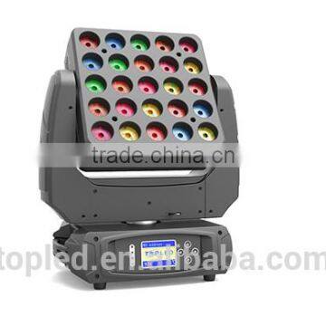 CE Rohs EMI Certification LED Matrix Moving Head Light / LED Beam Moving Head Light/LED Pixel Moving Head Light 25x10W