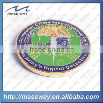 Die Casting Custom 3D Zinc Alloy Brass Metal Gold Coin photo-4