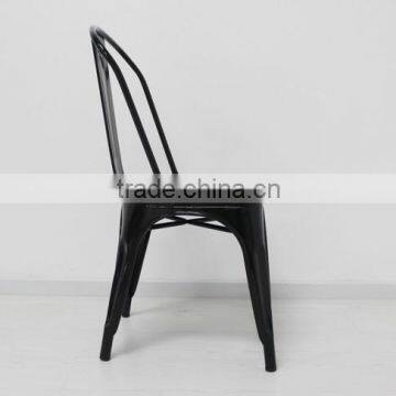 metal chair - black