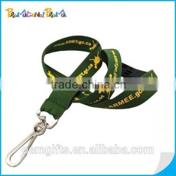 Hot REC LANYARD SILK SCREENED ORGANIC COTTON