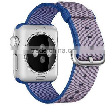 Original 1:1 38mm 42mm Nylon Watch Band With Steel Buckle For Apple Watch Woven Nylon Watch Band With Adapter