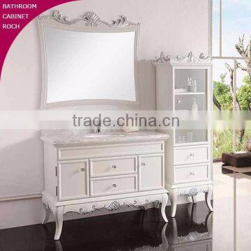 ROCH 8045 European Style Wooden Bathroom Cabinet Luxury Furniture