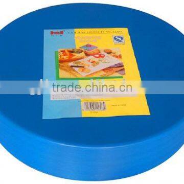 PE Layered round chopping block plastic in any dimension