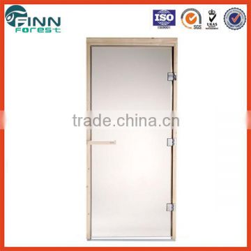 Bath room glass doors with aluminium frame for steam sauna 1860*760/670mm glass door for steam room