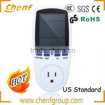 CE Standard Digital Electronic Power Meter with 120V 15A US Plug