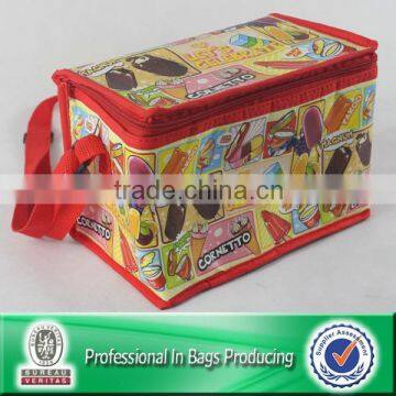 PP non woven Outdoor fitness adult frozen bicycle zipper reusable snack bags can pass FDA testing
