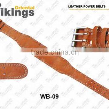 WEIGHT LIFTING LEATHER BELT
