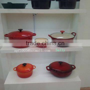 enamel cast iron cookware set