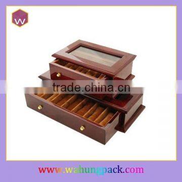 High Quality Large Antique Wooden Watch Box For Storage Display