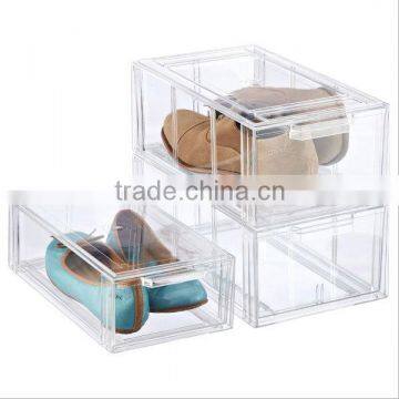 acrylic transparent box Custom Acrylic shoes box fashion acrylic sneaker box,stackable clear shoe boxes, acrylic sneaker box