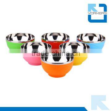 Colorful stainless steel bowl & salad bowl