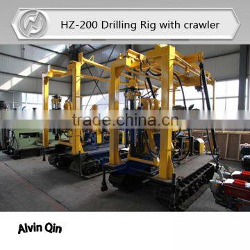 Highly efficient HYD-200YY crawler mounted water well drilling rig