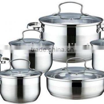 12 pcs Stainless Steel Cookware Set Royalty Line cookware/Non stick cookware