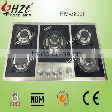 Best Price kitchen Appliance 5 Burner 80cm Gas Stove Hob