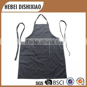 2016 hot sale 65%polyester35%cotton adult stripe apron