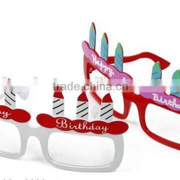 Originality plastic Birthday glasses for party