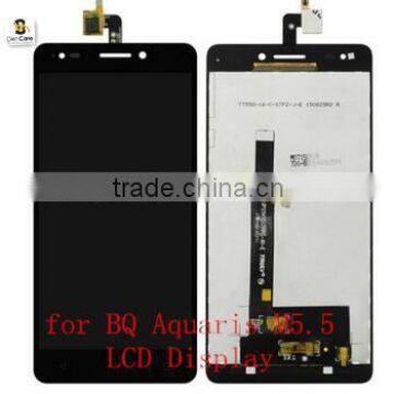 Black LCD Display + Touch Screen Digitizer Assembly Replacements For BQ Aquaris M5.5 IPS5K1517FPC-A1-E