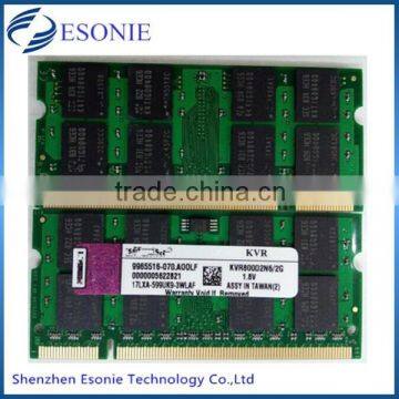 Alibaba china Ram memory ddr2 2gb 667mhz laptop full compatible