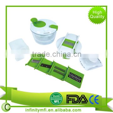 Professional Salad Maker And Salad Spinner Food Processor Set