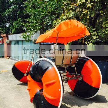 Padel Boat/Water Bicycle/ Water Pedicab /Leisure Boat/Fiberglass Boats photo-6