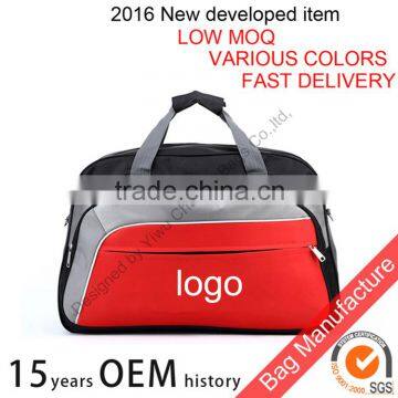 custom duffel bag organizer with shoe compartment for fitness bags