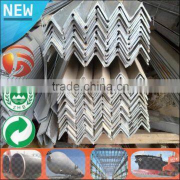 High Quality Galvanized Steel Angle Bar SS400 40*4 Hot Rolled mild steel equal unequal angle Tianjin