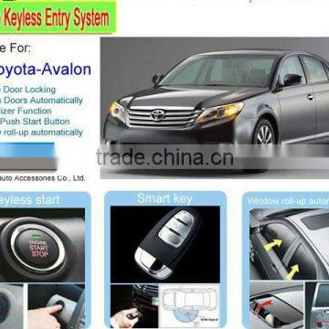 Auto Car Alarm System RFID Keyless Entry Push Button Engine Start for Toyota Avalon