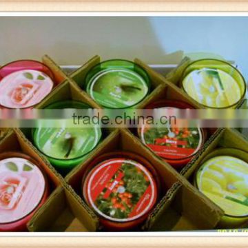 colourful scented glass jar candles cheap corporate christmas gifts