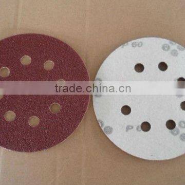 aluminum oxide sanding disc with backing