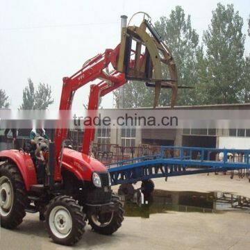 CE certificate Tractor front end loader with Log grab Timber grab for Europe sale