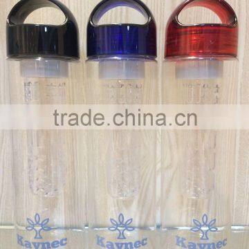 BPA Free new style fruit water bottle infuser custom color