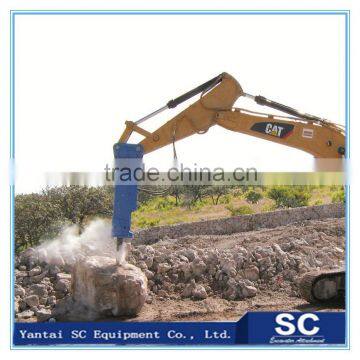 hydraulic breaker, rock breaker used by excavator for Construction