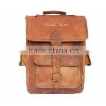 Leather Satchel Backpack leather ruck sack 16