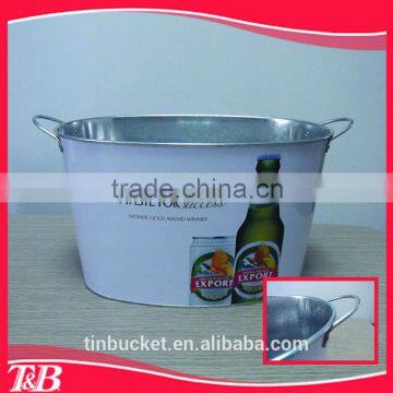 Large Tin Cooler Beer Bucket