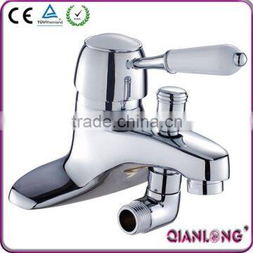 QL-12011B unique deck mounted polished brass basin shower faucet with ce