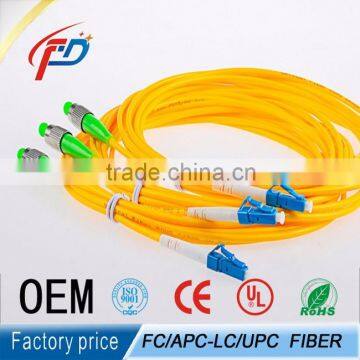 simplex FC/APC-LC/UPC fiber optic patch cord price per meter