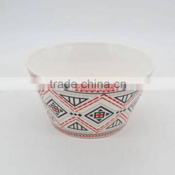Wholesale 6-inch Ceramic Bowl Multicolor, Set of 4