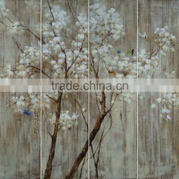 Popular Modern Art Painting Wall Art Handpainted Abstract Tree Oil Painting