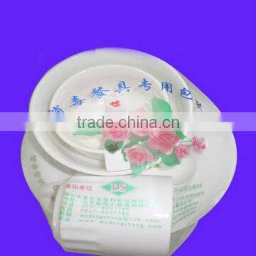 POF shrink film for dishes package