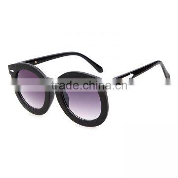 wicked round style sunglasses with mirrow lens arrow frame