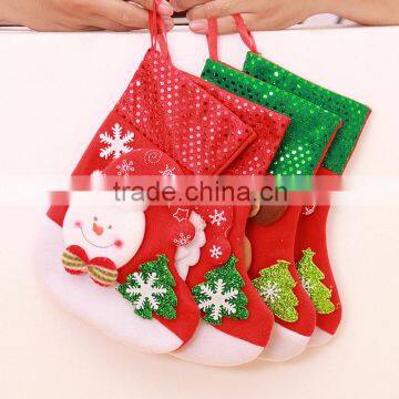 Shiny Christmas stocks Christmas gift bags Yiwu factory