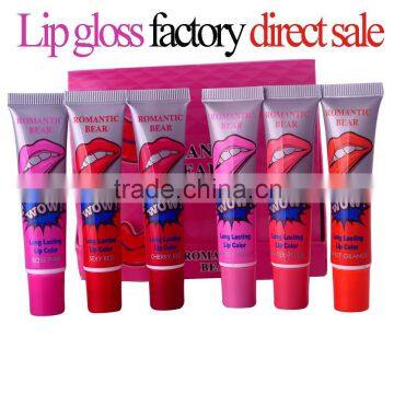 Romantic Bear Wow Lips For Lip Beauty Waterproof Lip Gloss Liquid Matte Liptisck Peel Off Cosmetic Lipstick photo-2