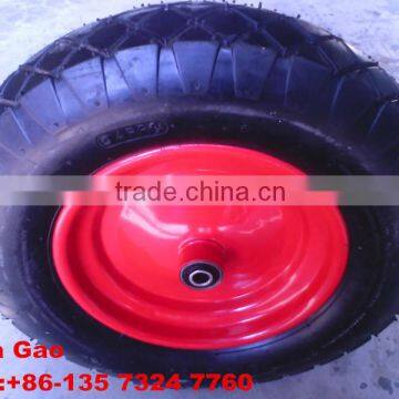 high quality air wheel / trolley wheel for wheel barrow 14x3.50-8
