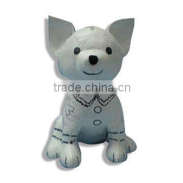 Baby Toy Dog (stuffed toy,tyvek toy ,baby's toy,diy toy, Toys for Painting)