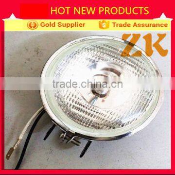 12V 4 inch Voltage chrome black housing trailer tractor front round driving light